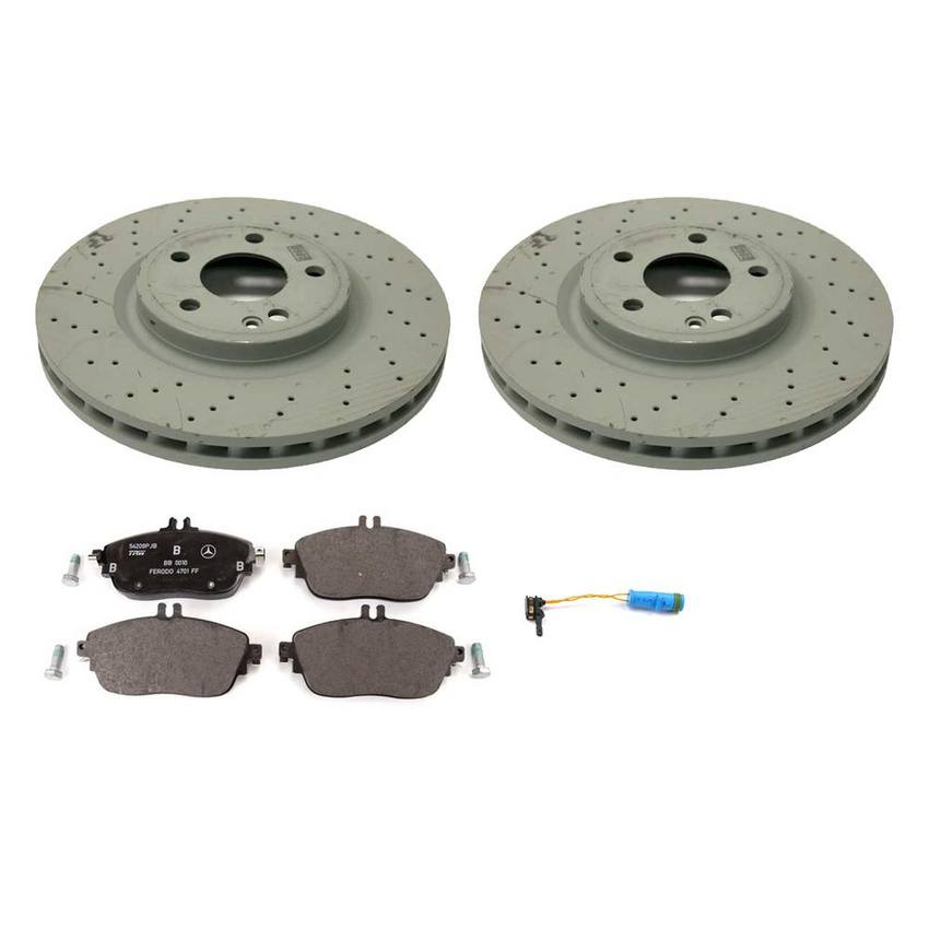 Mercedes Disc Brake Pad and Rotor Kit - Front (320mm) 246421271207